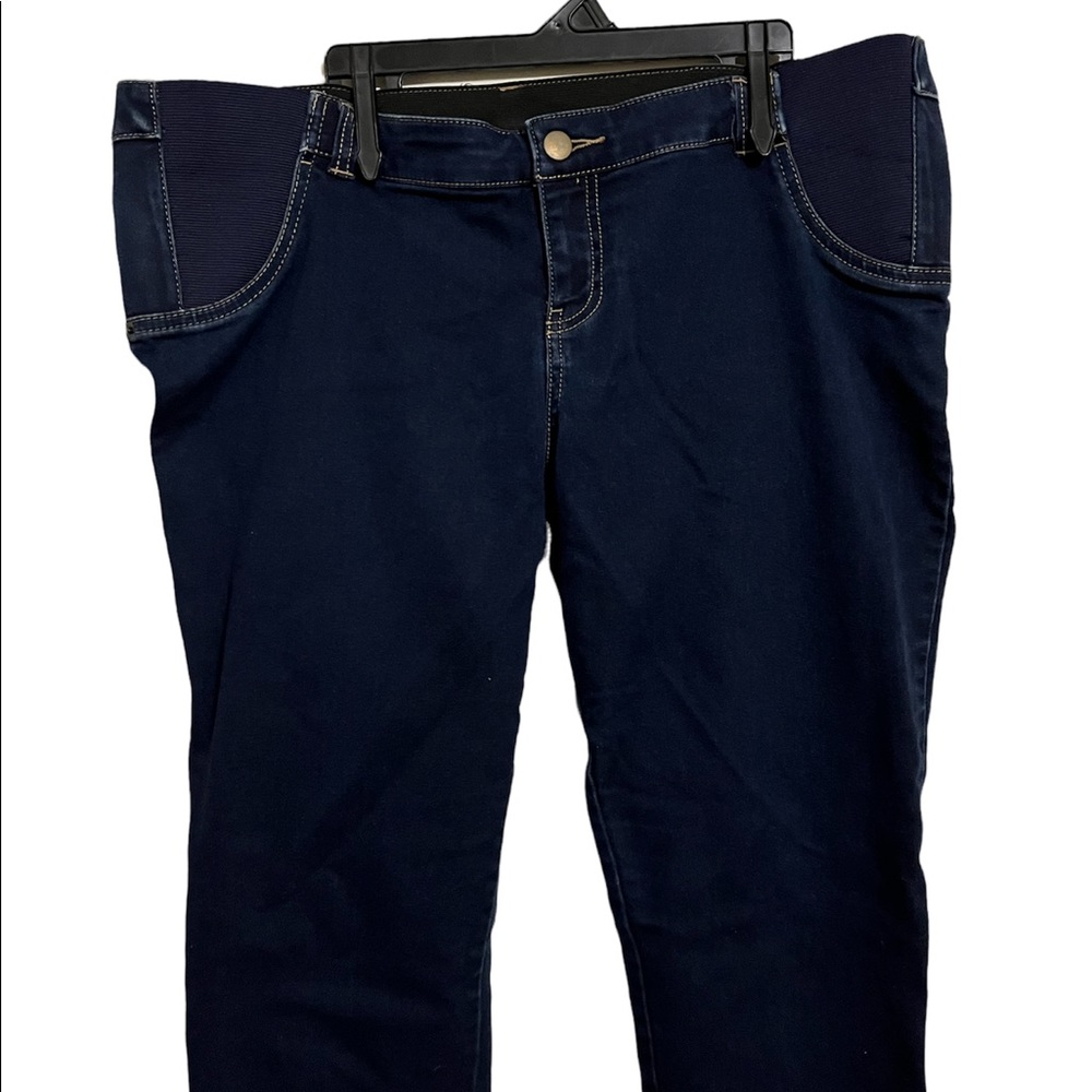 Liz Lange Maternity Jeans Straight Leg Size Large